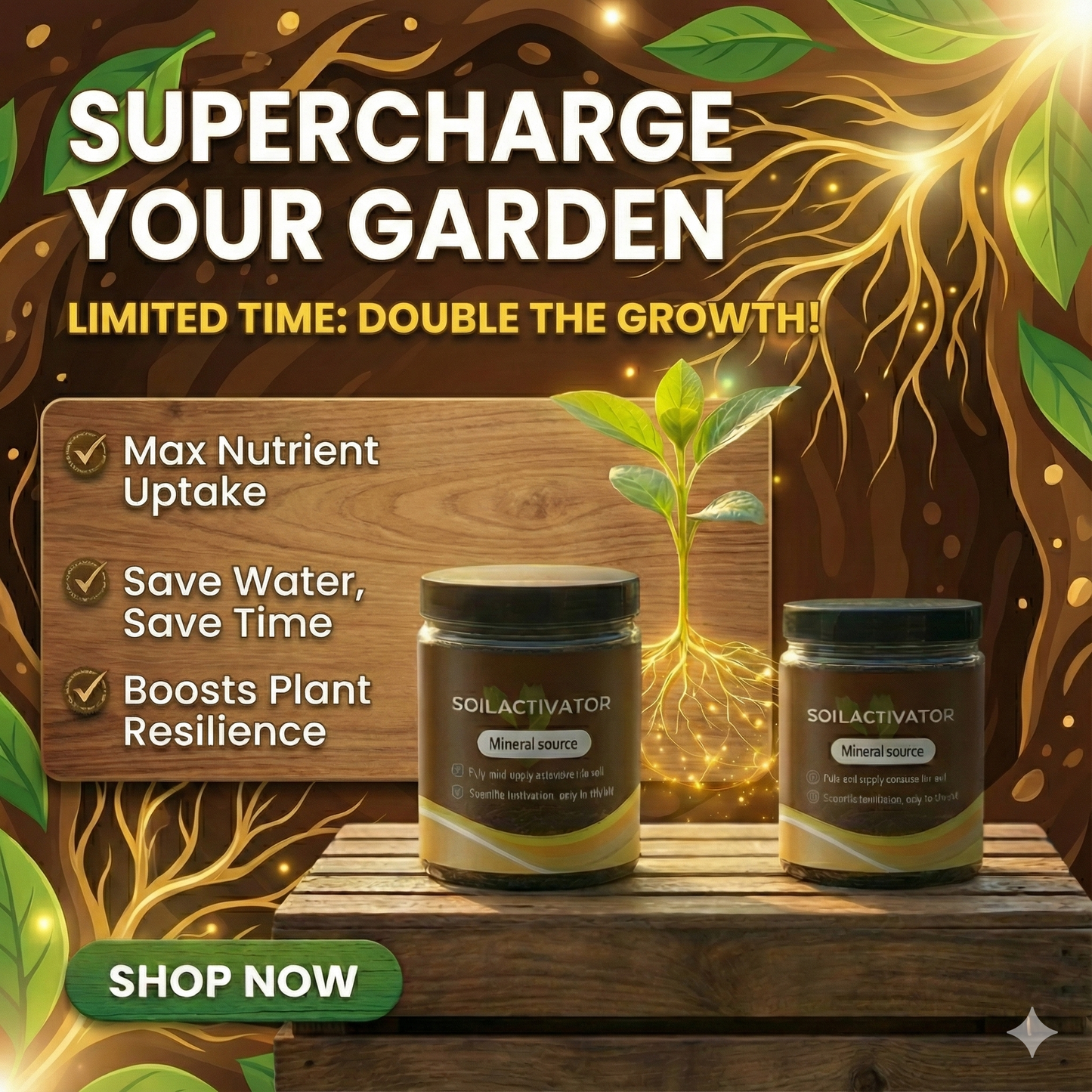 Soil Activated Premium Soil Activator (Buy 1 Get 1 FREE)