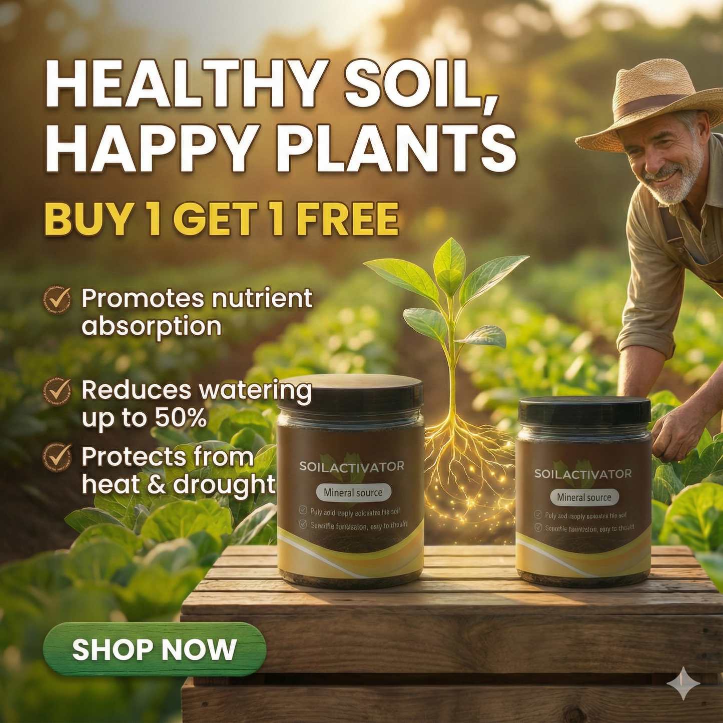 Soil Activated Premium Soil Activator (Buy 1 Get 1 FREE)