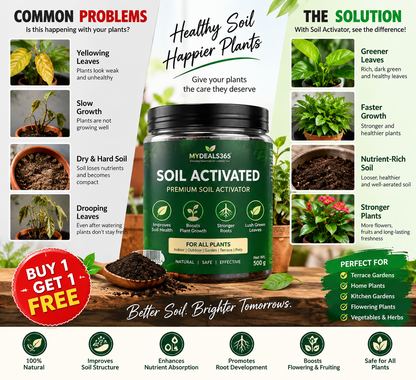 Soil Activated Premium Soil Activator (Buy 1 Get 1 FREE)