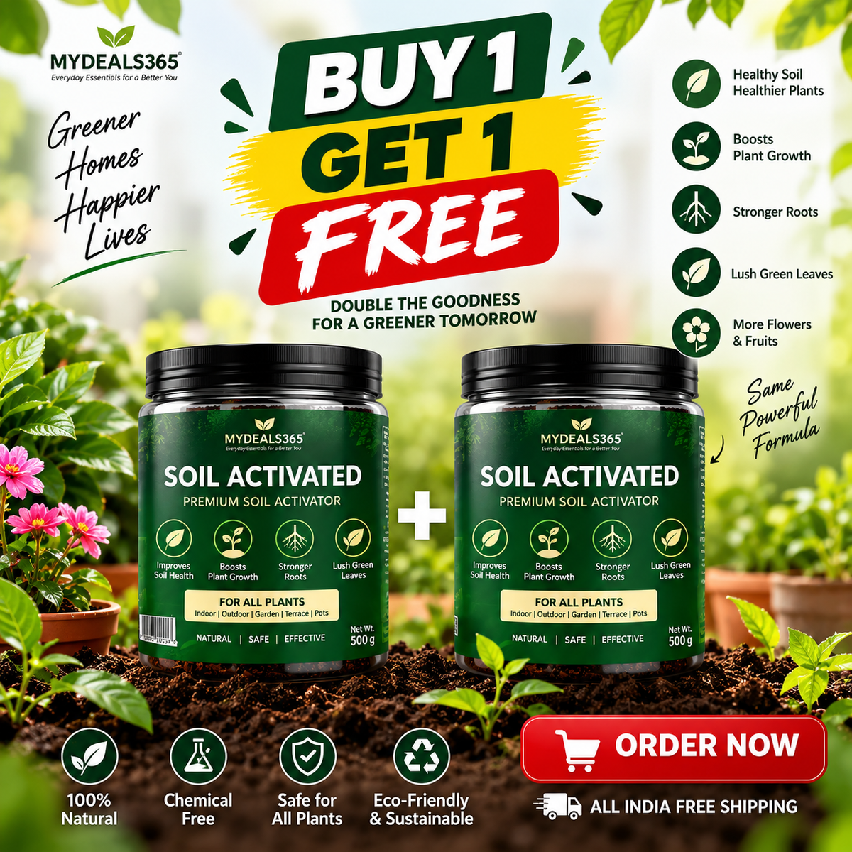 Soil Activated Premium Soil Activator (Buy 1 Get 1 FREE)